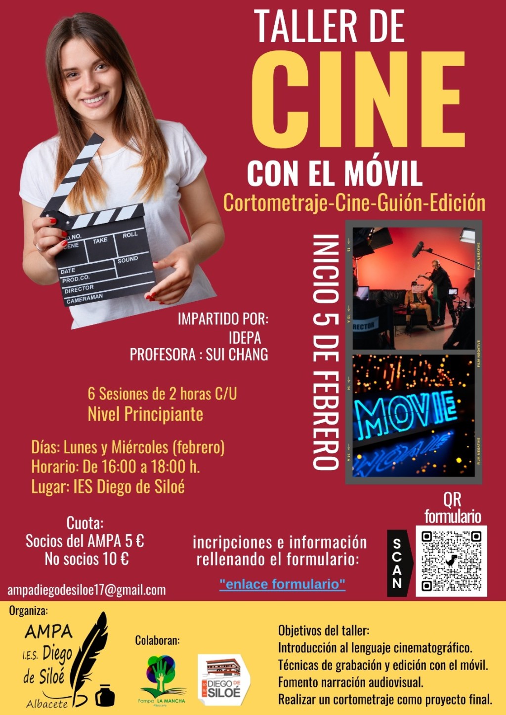 Taller de Cine con el Móvil en el&nbsp;Siloé